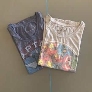 BUNDLE (2) Avengers Graphic T-Shirts